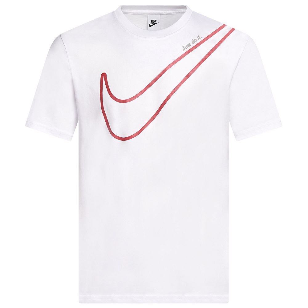 Just do it red shirt best sale