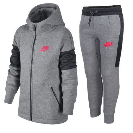 Nike air grey tracksuit best sale